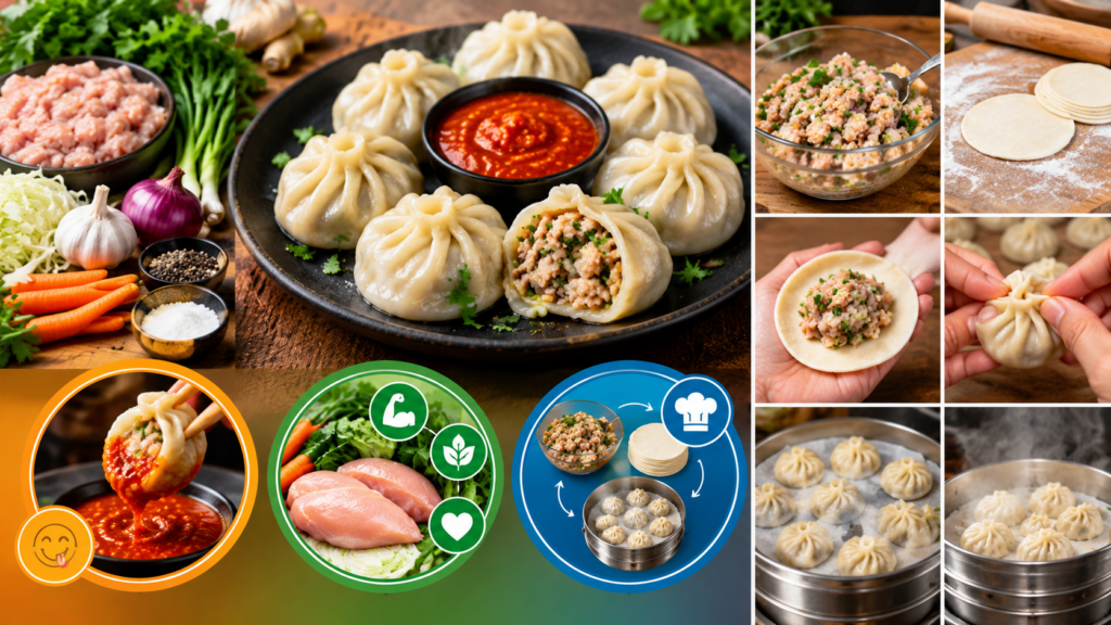 Steamed-Chicken-Momo-Recipe-Collage.png